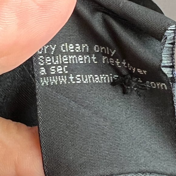 Tsunami Esq Black Wool Blend Embroidered Cropped Jacket Blazer Sz M Art-to-Wear - Picture 12 of 16